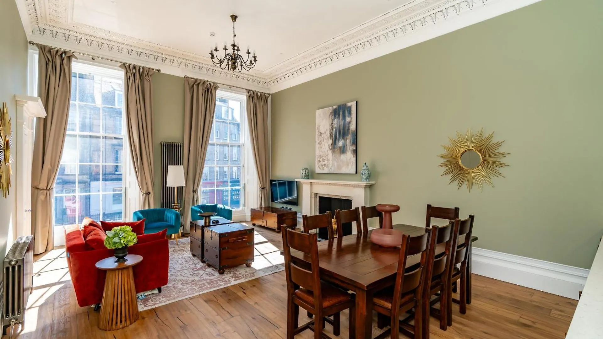 אדינבורו Dragon Suites Luxury Apartments At 9 Albyn Place